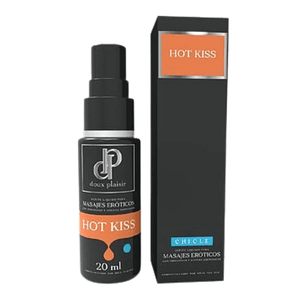 Hot Kiss Aceite Para Masajes Eróticos Chicle 20 ml Doux Plaisir