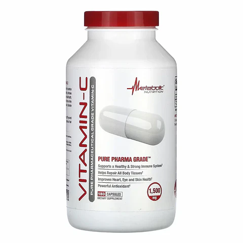 Vitamina C 1500 mg Metabolic 180 Cápsulas