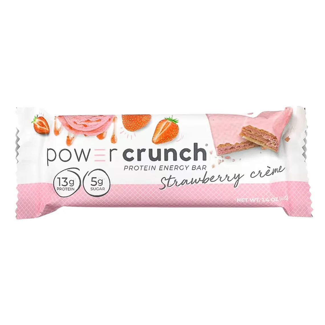 Power Crunch Galleta de Proteína Crema de Fresa 40g 1