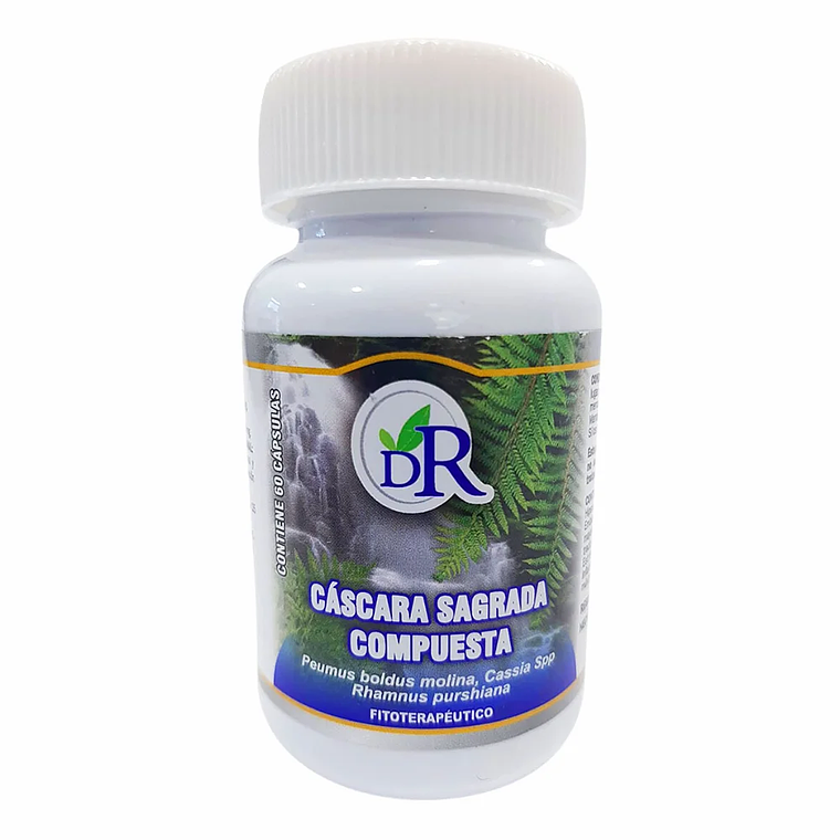 Cáscara Sagrada Compuesta 60 Cápsulas Doctor Rojas 1
