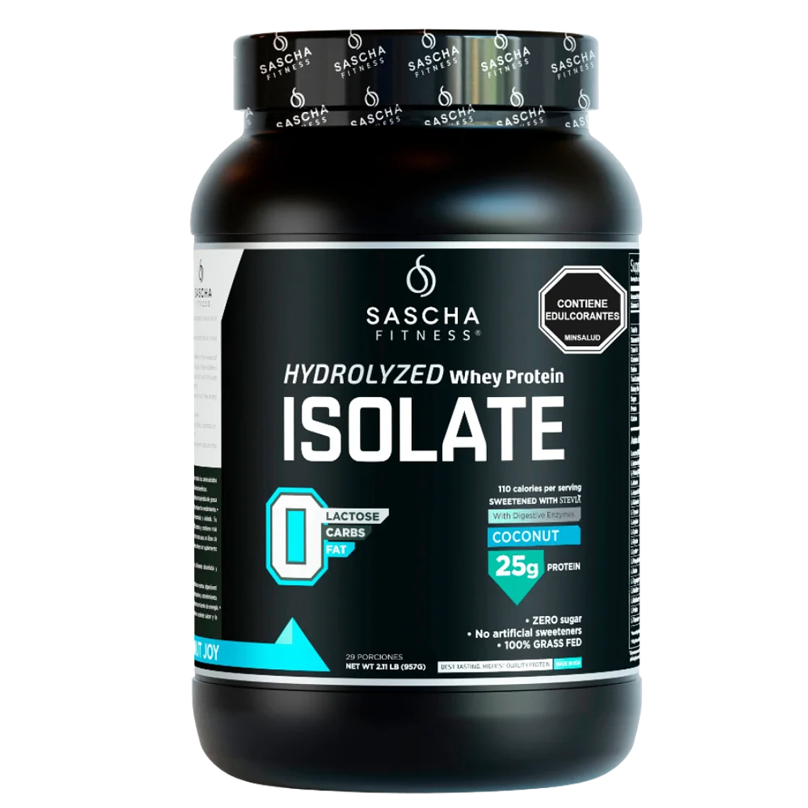 Sascha Whey Protein Isolate Coco 2.17 libras 1