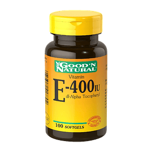 Vitamin E 400 IU Good'N Natural 100 Softgels 
