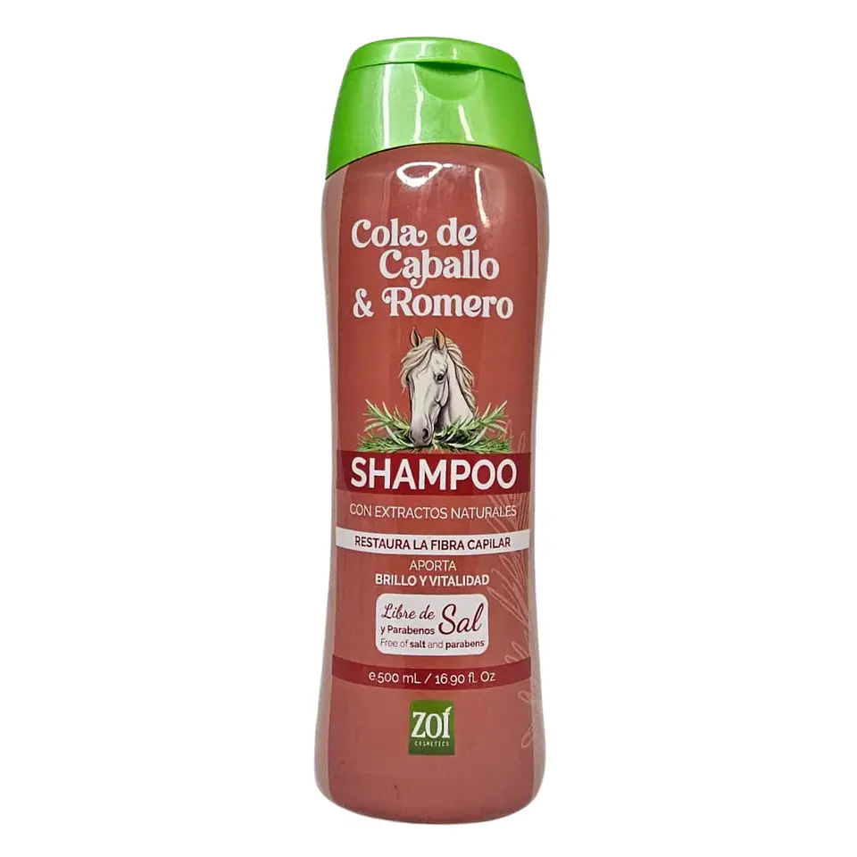 Shampoo Cola de Caballo y Romero 500 ml Zoí 1