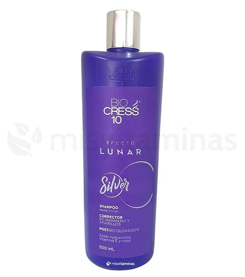 Shampoo Efecto Lunar Silver Bio Cress 10