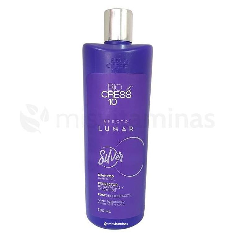 Shampoo Efecto Lunar Silver Bio Cress 10 1