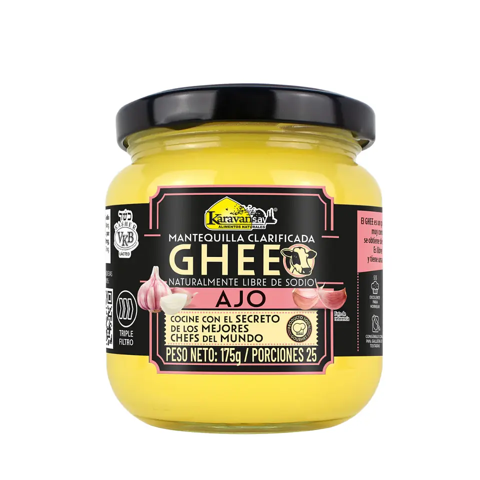 Mantequilla Clarificada Ghee Ajo Karavansay 175 gramos 1