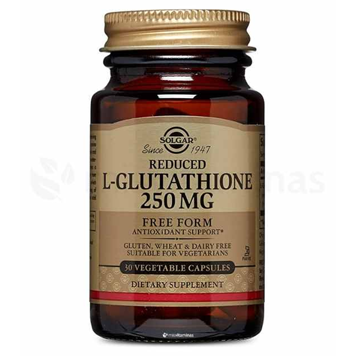  L Glutathione 250 mg Solgar 30 Capsulas 1
