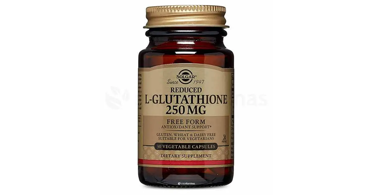 liposomal glutathione rho L Glutathione 250 mg Solgar Antioxidante