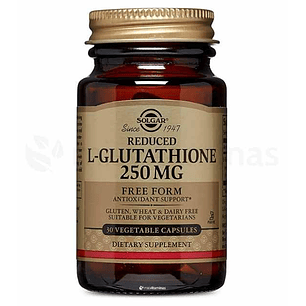  L Glutathione 250 mg Solgar 30 Capsulas