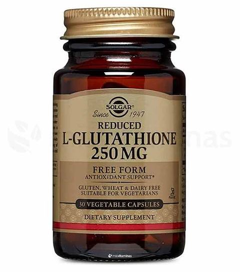  L Glutathione 250 mg Solgar 30 Capsulas