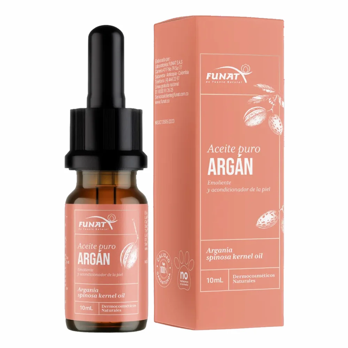 Aceite de Argan Puro 10 ml Funat  1