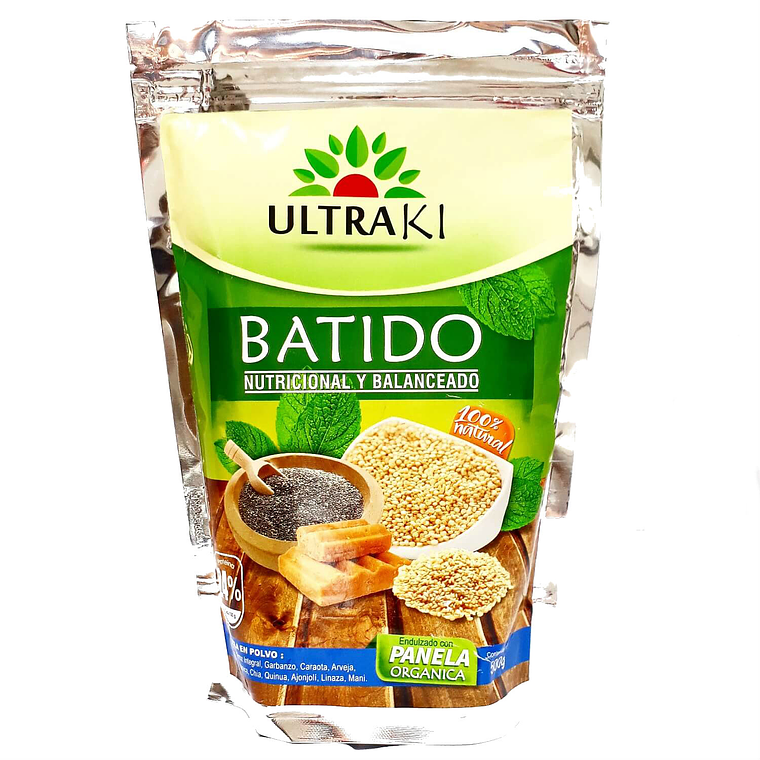 Batido Nutricional con Panela Orgánica Ultraki 500 gr 1