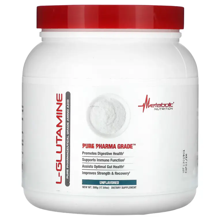 L-Glutamine 500g Metabolic Nutrition 1