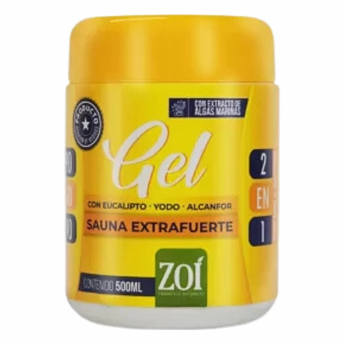 Gel Sauna Extrafuerte Eucalipto 500 ml Zoí 1