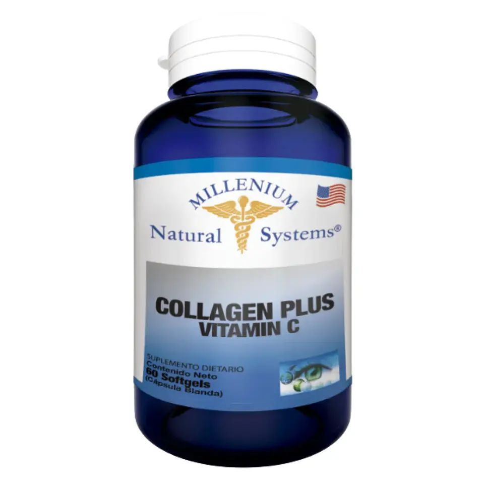 Collagen Plus Vitamin C 60 Softgels Natural Systems 1