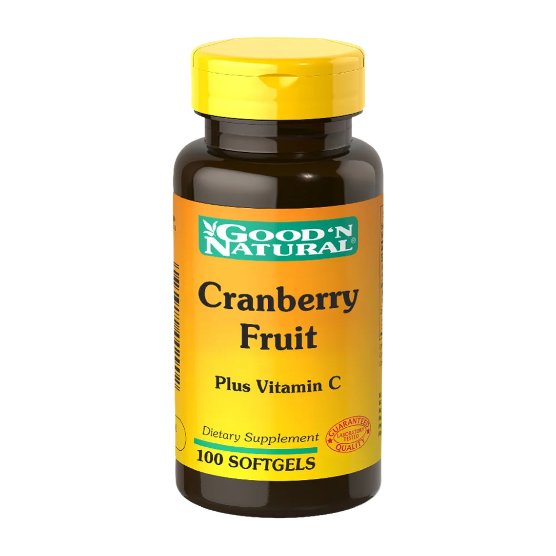 Cranberry Fruit plus Vitamina C 100 Softgels Good'N Natural 1
