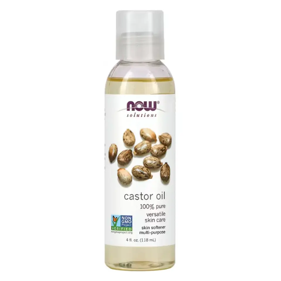 Castor Oil aceite de Ricino Puro Now 4 oz 1
