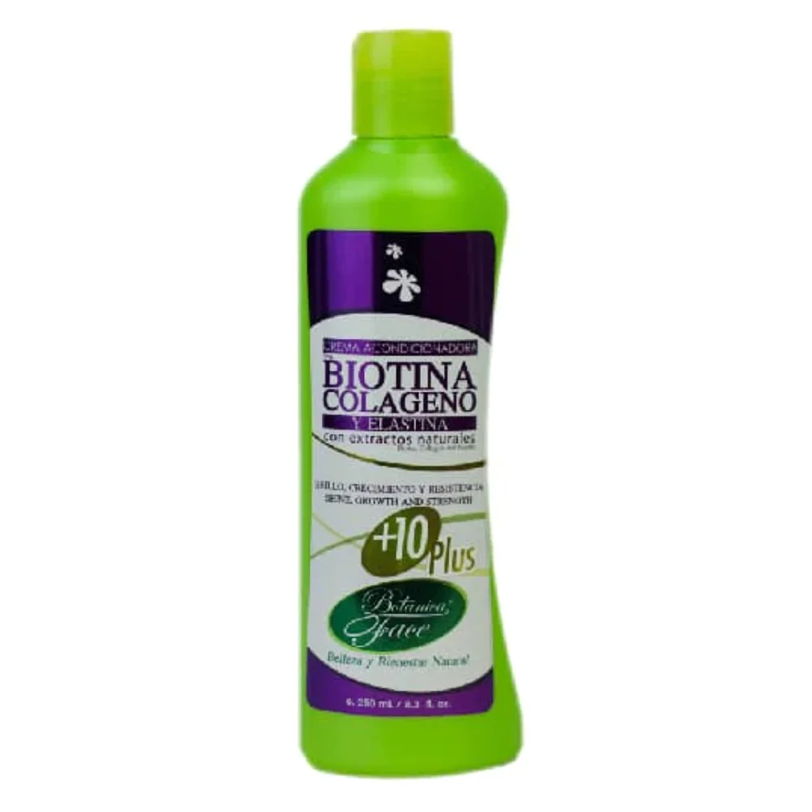 Crema Acondicionadora Biotina Colageno y Elastina 250 ml Botanica Face 1