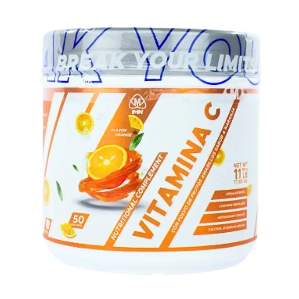 Vitamina C en Polvo Sabor Naranja 50 Servicios IMN 1