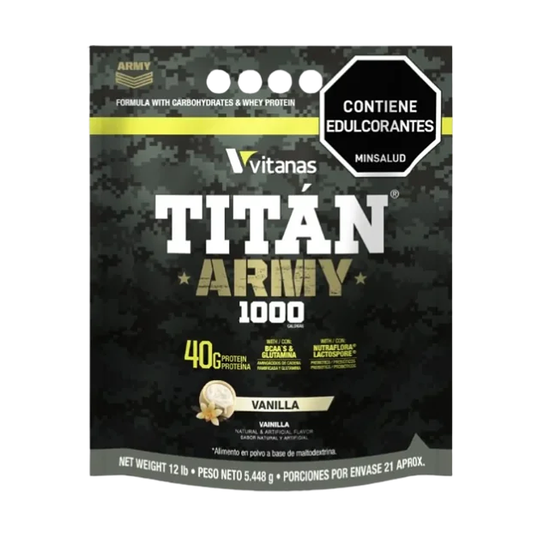 Titan Army 12 Libras Mass Gainer Vitanas 1