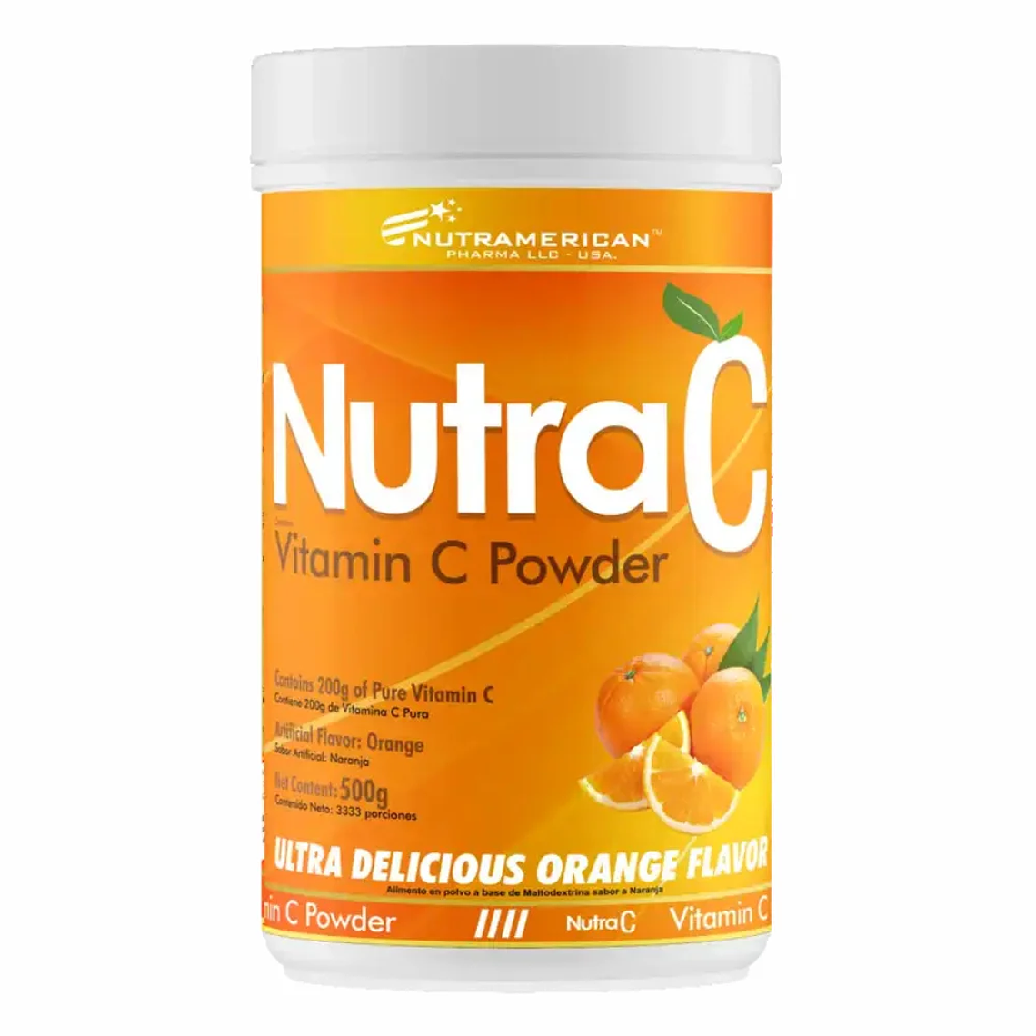 Nutra C Vitamina 500 gr Nutramerican 1