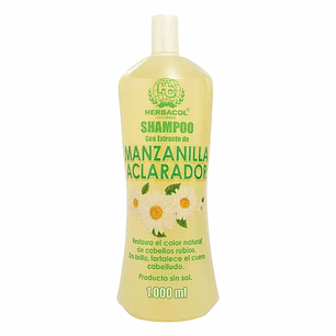 Shampoo de Manzanilla Aclarador 1000 ml Herbacol
