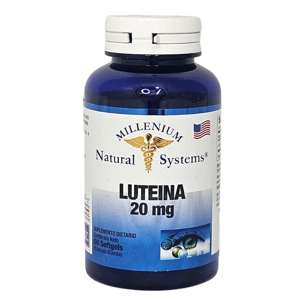 Luteina 20mg 60 Softgels Natural System 1