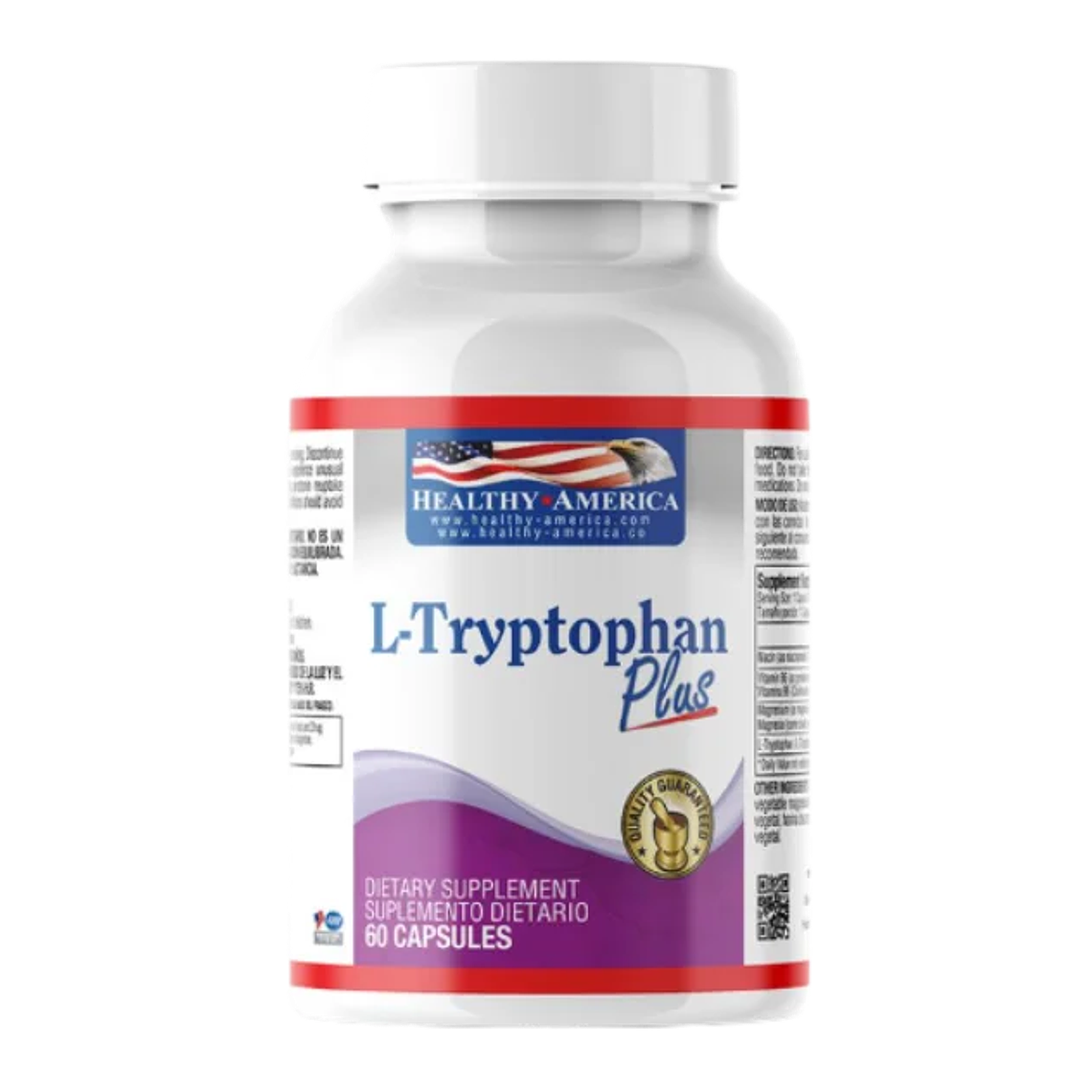 L Tryptophan Plus Healthy America 60 Capsulas 1