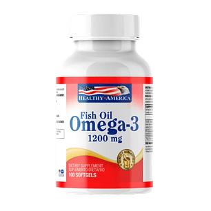 Omega 3 1200 mg 100 Softgels Healthy America 