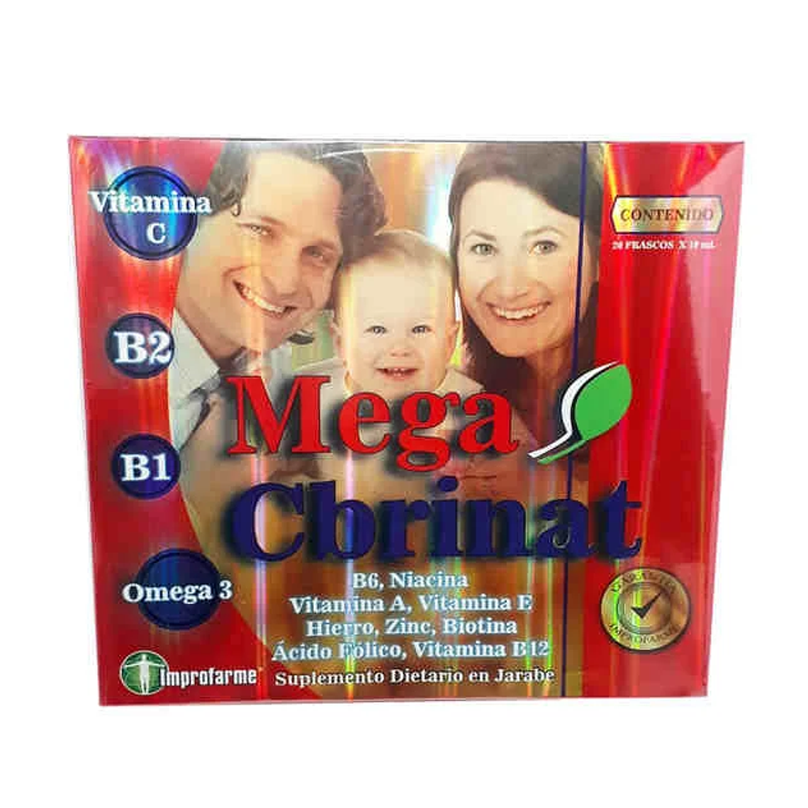 Mega Cebrinat 20 frascos terapia Improfarme 1