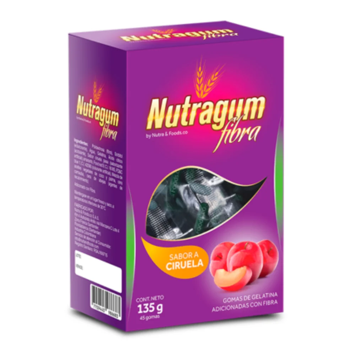 Nutragum Fibra 45 gomas  1