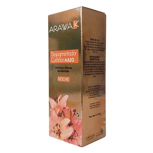Despigmentador Cutáneo AA2G Noche Arawak 60 gr