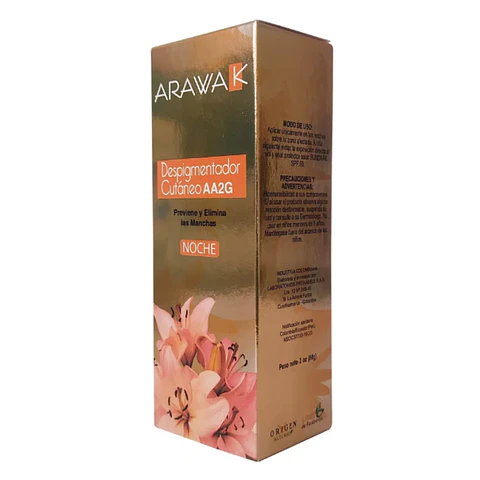 Despigmentador Cutáneo AA2G Noche Arawak 60 gr