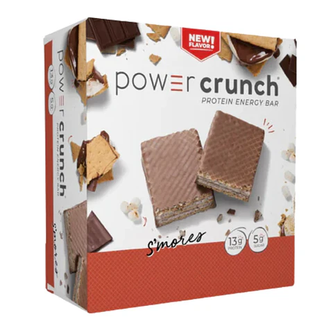 Power Crunch Galleta de Proteína S'mores Caja 12 Unidades