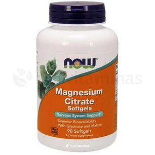 Magnesium Citrate 400 mg Now 90 softgels