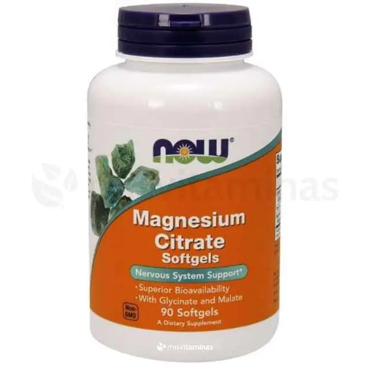 Magnesium Citrate 400 mg Now 90 softgels 1
