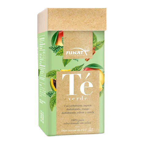 Té verde 30 Tisanas Funat 