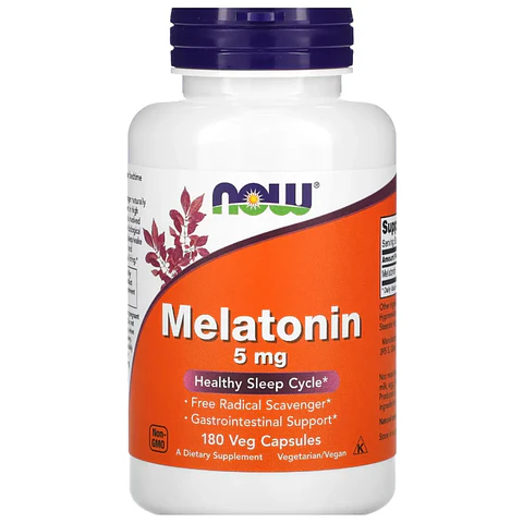 Melatonin 5mg Now 180 Cápsulas 