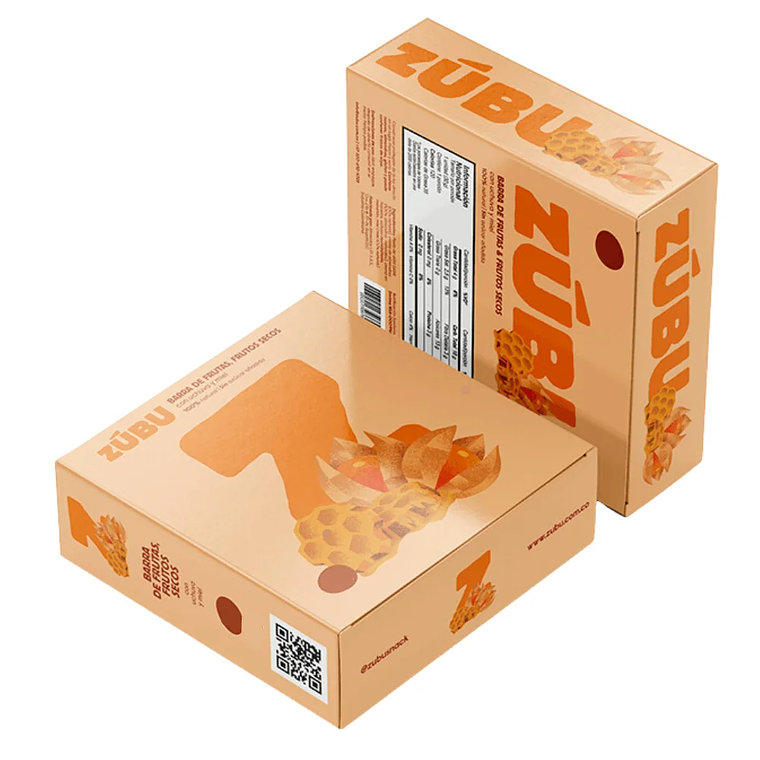 Barra de Frutas y Frutos Secos Uchuva y Miel Caja por 18 Unidades Zúbu 1