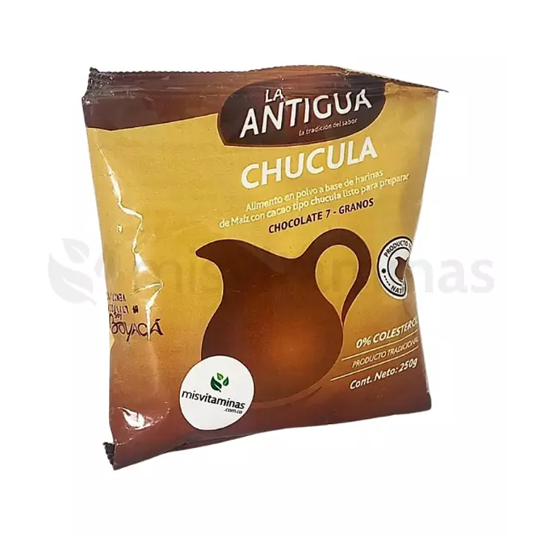 Chucula Chocolate 7 Granos 250 gr La Antigua 1