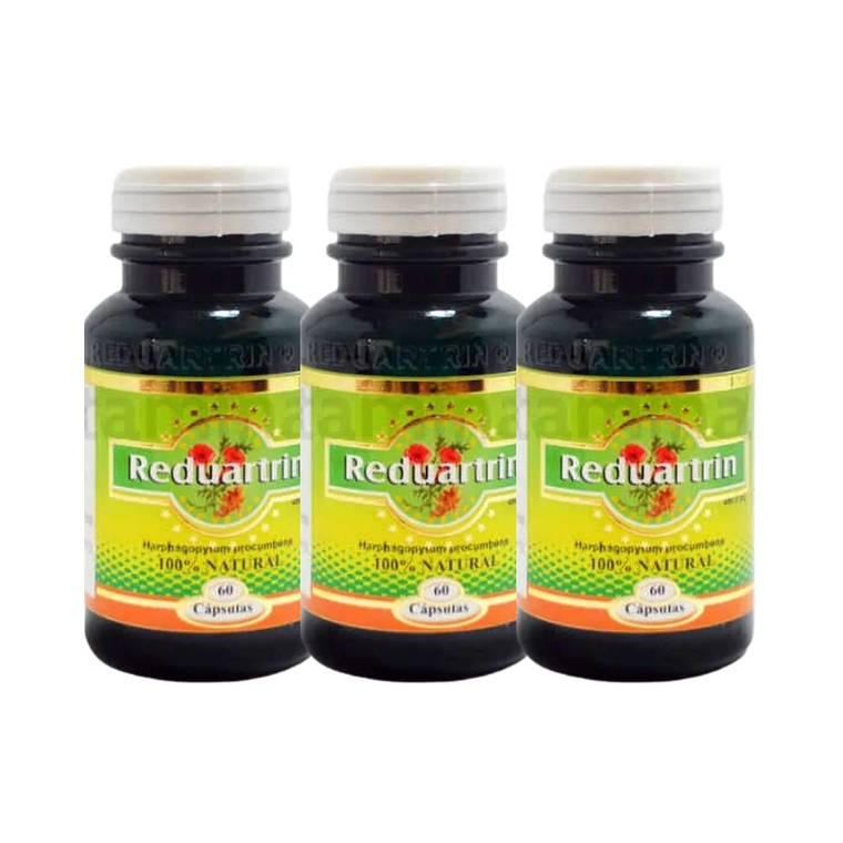 Combo Reduartrin 60 Cápsulas Harpagofito por 3 Unidades 1
