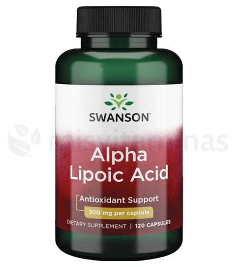 Alpha Lipoic Acid 300 mg Swanson 120 Cápsulas