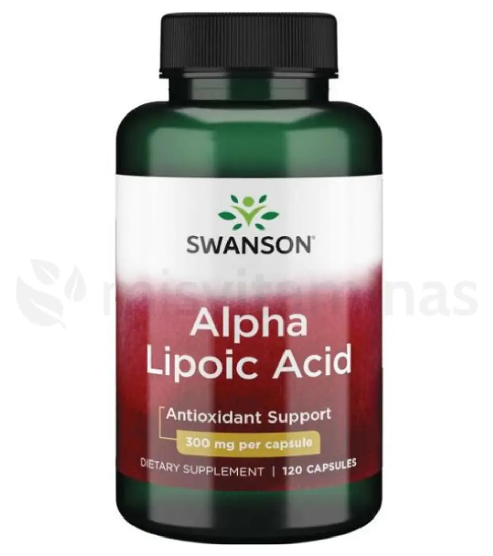 Alpha Lipoic Acid 300 mg Swanson 120 Cápsulas 1