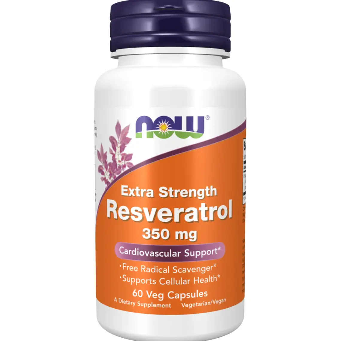 Resveratrol Extra Strenght 350mg 60 Cap NOW 1