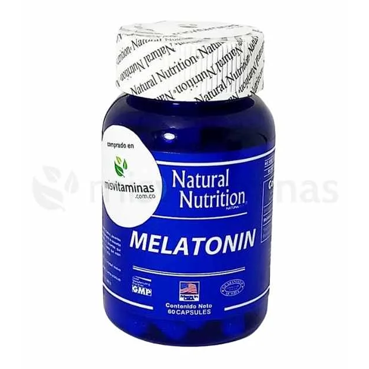 Melatonina 3 mg 60 Cápsulas Natural Nutrition  1