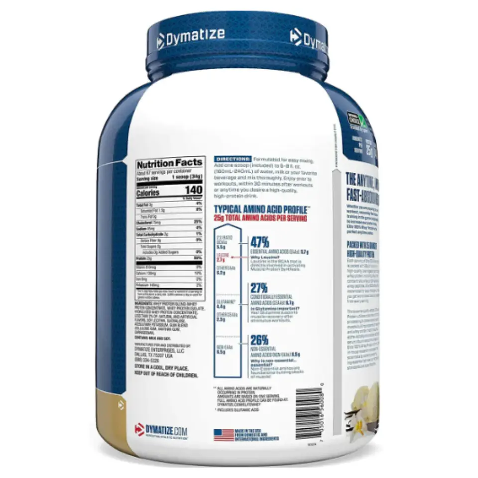 Elite 100% Whey 5 Libras Dymatize 2