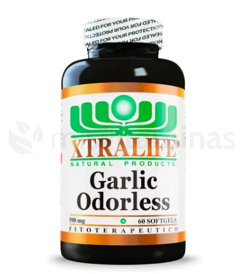 Garlic Odorless 500 mg 60 Softgels Xtralife 
