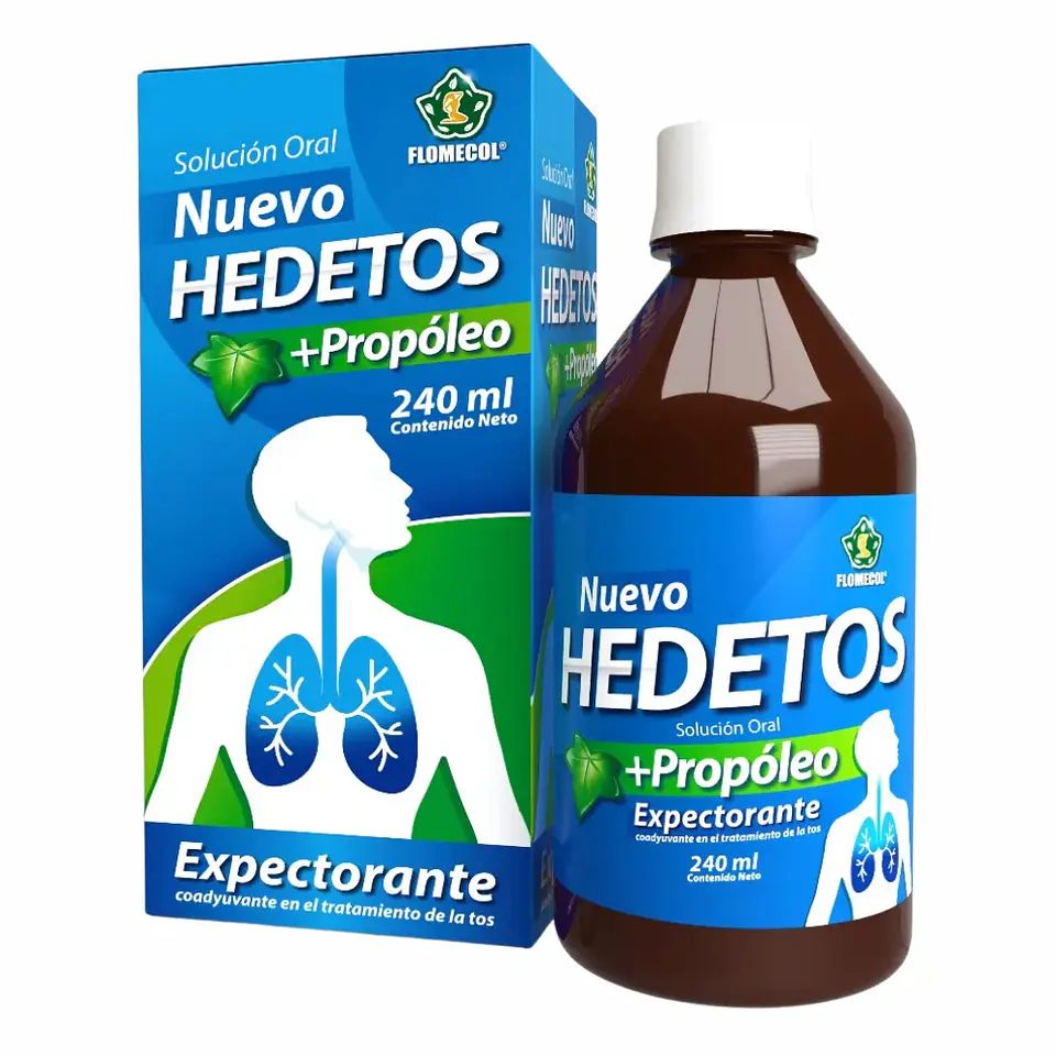 Hedetos con Propóleo 240 ml Flomecol 1