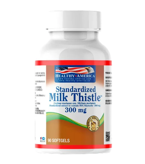 Milk Thistle 300 mg 90 Softgels Healthy America