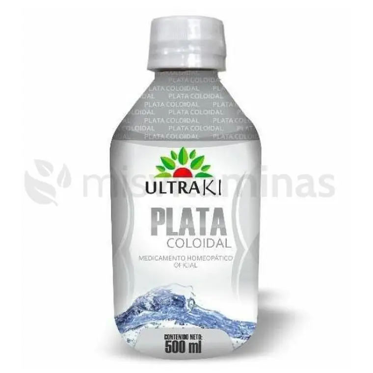 Plata Coloidal Homeopático Ultraki 500 Ml 1